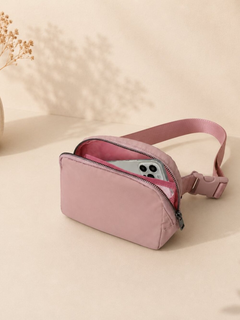 Ododos Mini Belt Bag for Women Crossbody Pack Workout Traveling Running